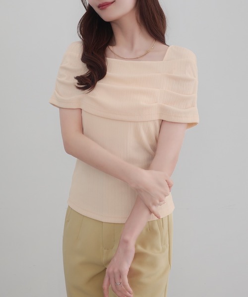 「CENEA」 ノースリーブトップス X-LARGE チャコール レディース_画像4