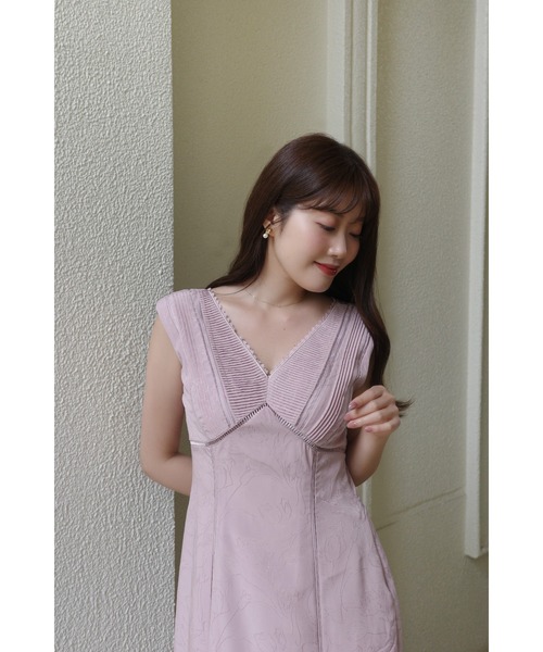 Her lip to / ノースリーブワンピース/5/ピンク Her lip to 「Her to」 ノースリーブワンピース S ピンク レディース