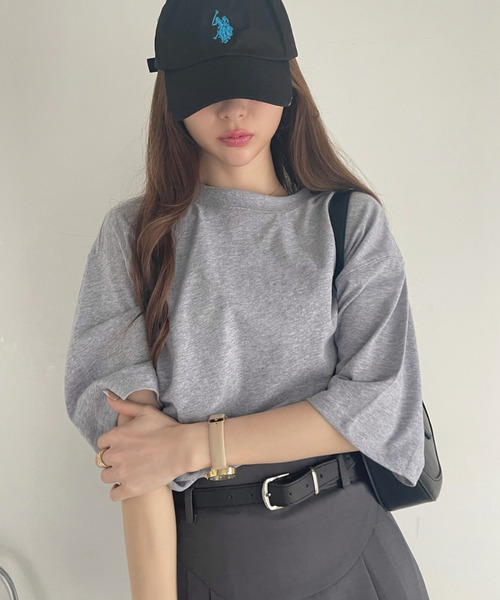 「U.S. POLO ASSN.」 半袖Tシャツ M オフホワイト レディース_画像2