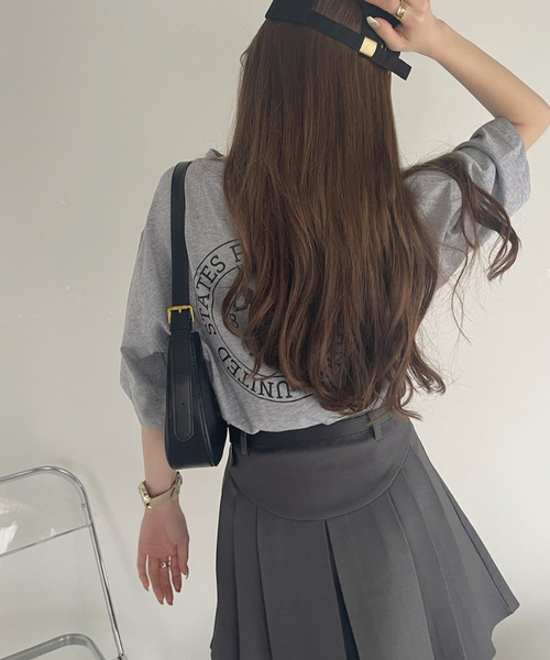 「U.S. POLO ASSN.」 半袖Tシャツ M オフホワイト レディース_画像7