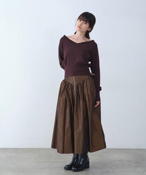 CODE A スカート zip design volume skirt : ZOZOTOWN Yahoo!店 - 通販