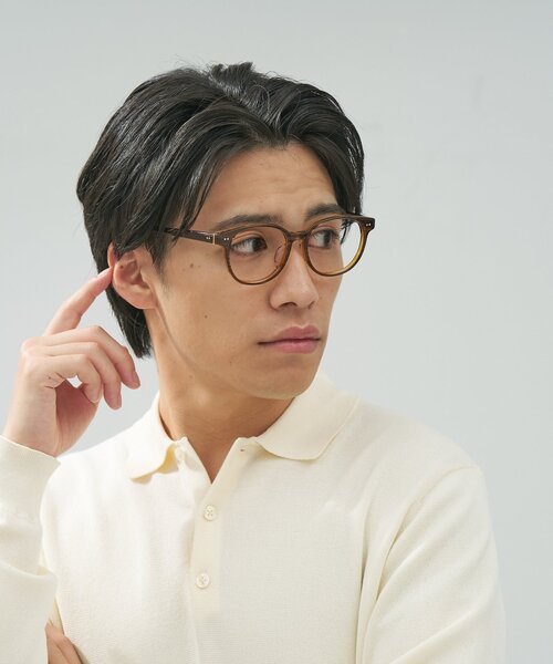 Zoff（ゾフ） 伊達メガネ メガネ 眼鏡 ボストン型 メガネ｜黒縁