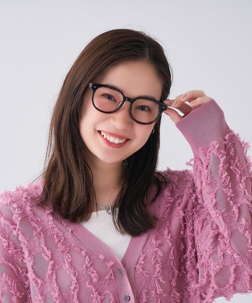 Zoff（ゾフ） 伊達メガネ メガネ 眼鏡 ボストン型 メガネ｜黒縁