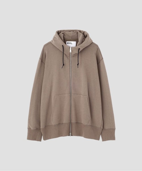 MHL.（エムエイチエル） パーカー LIGHT LOOPBACK COTTON メンズ