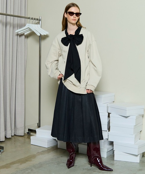 MAISON SPECIAL（メゾンスペシャル） スカート Vegan Leather Midi