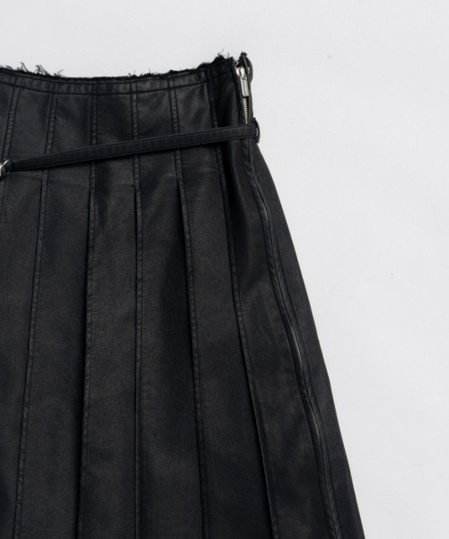 MAISON SPECIAL（メゾンスペシャル） スカート Vegan Leather Midi