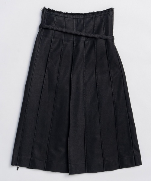 MAISON SPECIAL（メゾンスペシャル） スカート Vegan Leather Midi