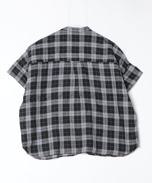 「BEAMS BOY」 半袖ブラウス ONE SIZE ブラウン レディース_画像2
