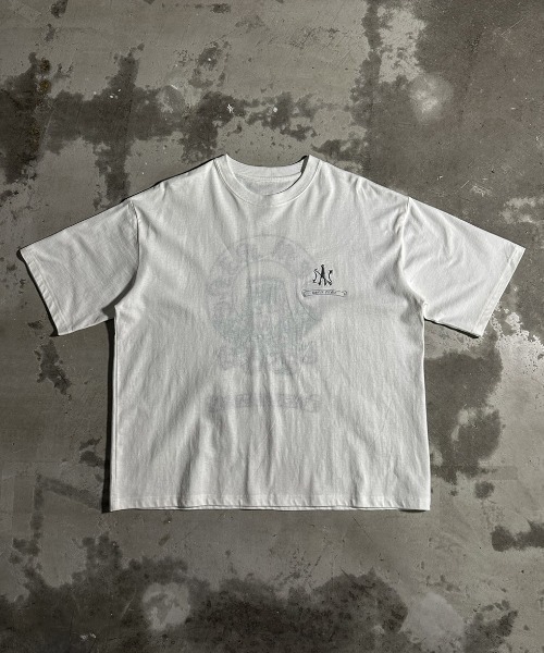 「A‘gem 9」 半袖Tシャツ L ホワイト メンズ_画像2