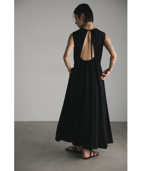 「STYLEMIXER」 ノースリーブワンピース SMALL ブラック レディース_画像4