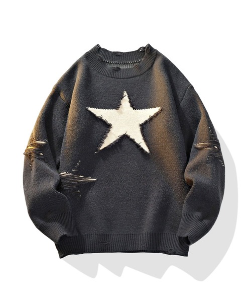 ミハラヤスヒロ ダメージニット（メンズファッション） | ファッション