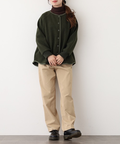 BARNDOOR（バーンドア） カーディガン 圧縮ニット リブカーデイガン