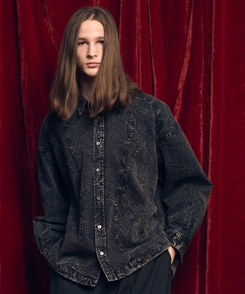 MAISON SPECIAL（メゾンスペシャル） シャツ 「UNISEX」Denim Curved