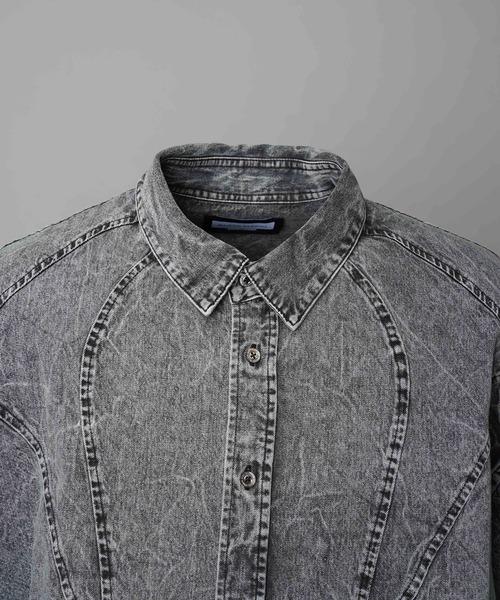 MAISON SPECIAL（メゾンスペシャル） シャツ 「UNISEX」Denim Curved