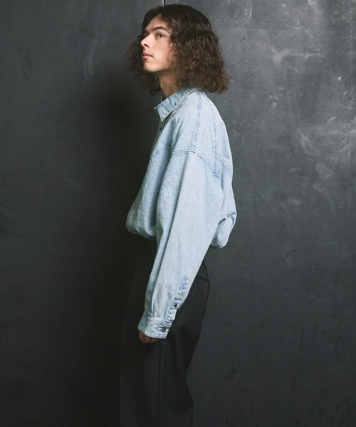 MAISON SPECIAL（メゾンスペシャル） シャツ 「UNISEX」Denim Curved