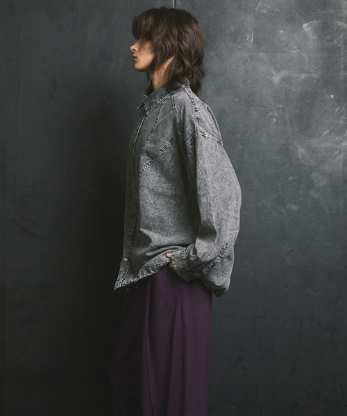 MAISON SPECIAL（メゾンスペシャル） シャツ 「UNISEX」Denim Curved