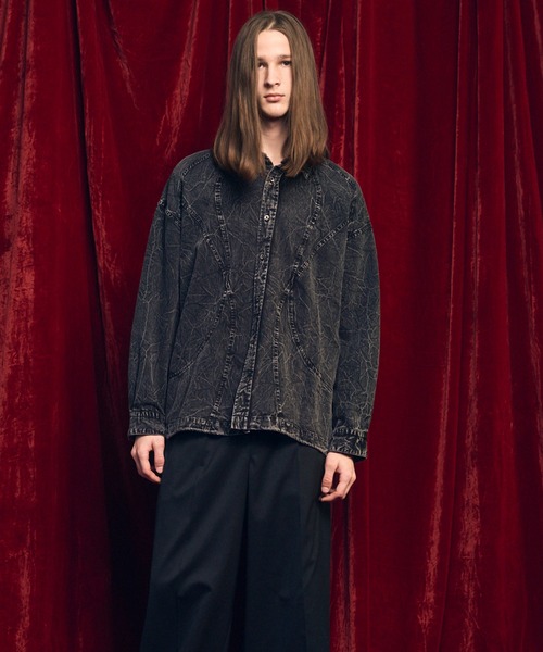 MAISON SPECIAL（メゾンスペシャル） シャツ 「UNISEX」Denim Curved