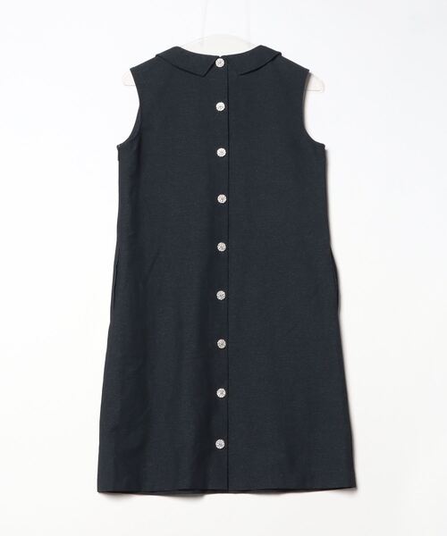 【新品】René ノースリーブワンピース　ルネ　ワンピース　34サイズ Rene（ルネ） ノースリーブワンピース 34 ネイビー レディース