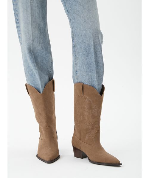 Mila Owen（ミラオーウェン） ブーツ ウエスタンショートブーツ