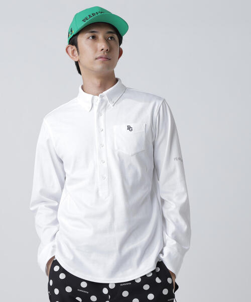 新品❤️パーリーゲイツ長袖ポロシャツ　シャツ PEARLY GATES（パーリーゲイツ） ポロシャツ TCドットジャガード長袖