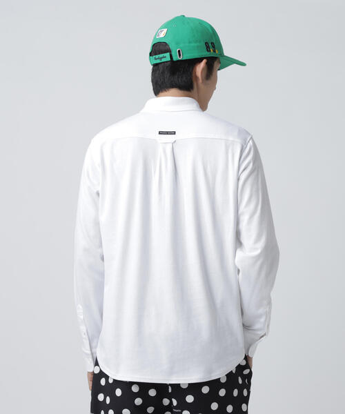 PEARLY GATES（パーリーゲイツ） ポロシャツ TCドットジャガード長袖