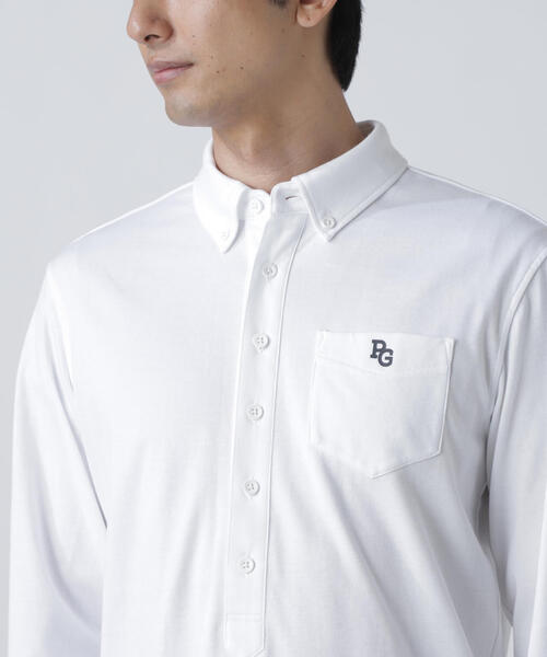 PEARLY GATES（パーリーゲイツ） ポロシャツ TCドットジャガード長袖