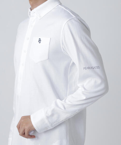 PEARLY GATES（パーリーゲイツ） ポロシャツ TCドットジャガード長袖