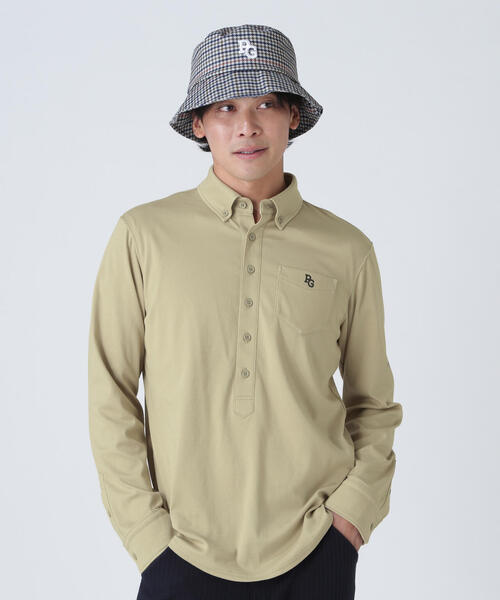 PEARLY GATES（パーリーゲイツ） ポロシャツ TCドットジャガード長袖