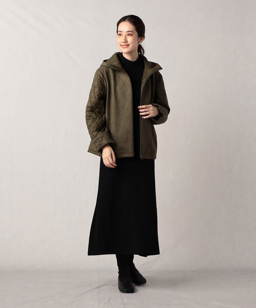 「Comme ca Mature」 ニットスカート LARGE ライトグレー レディース_画像5