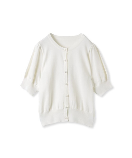 「QUEENS COURT」 半袖ニット M ブルー レディース_画像2