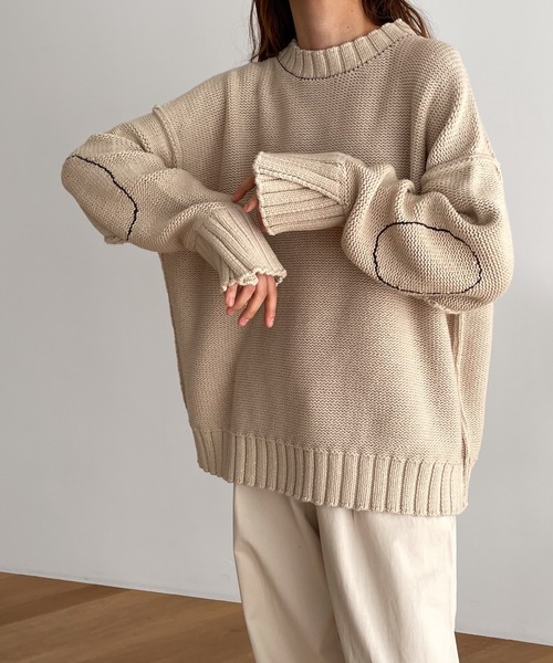 CANAL JEAN（キャナルジーン） 「RCW」長袖ニット ONE SIZE