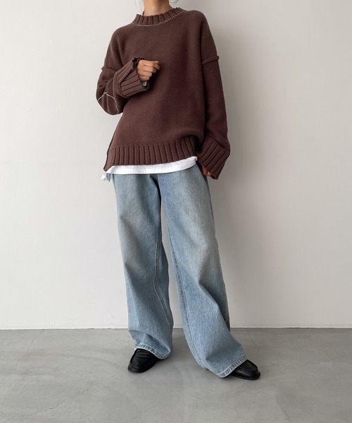 CANAL JEAN（キャナルジーン） 「RCW」長袖ニット ONE SIZE