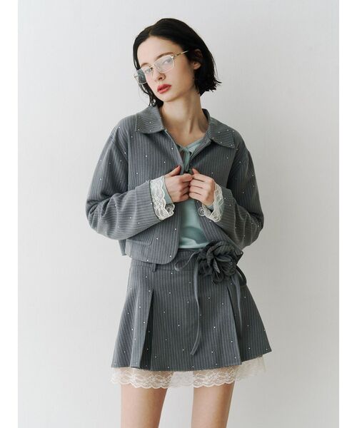 jouetie（ジュエティ） スカート ローズモチーフミニスカパン