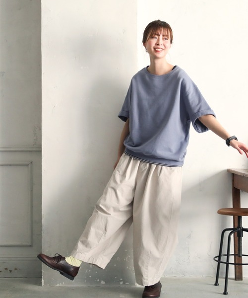 「soulberry」 スウェットカットソー L ブルーグレー レディース_画像2