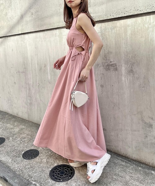 「Chico」 ノースリーブワンピース FREE グリーン レディース_画像2