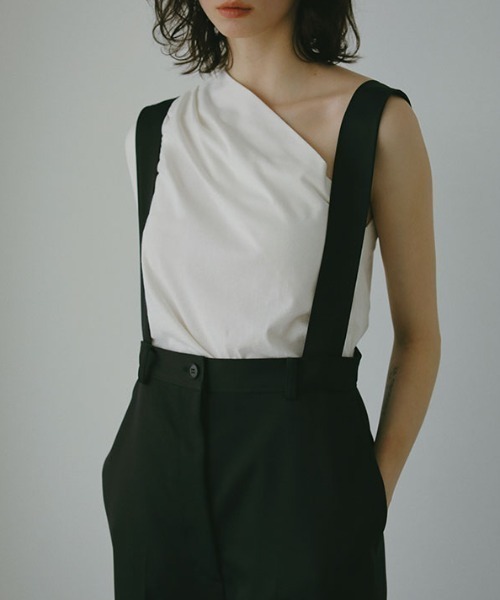 ETRE TOKYO サスペンダーワイドパンツ ネイビーS ETRE TOKYO サスペンダーワイドパンツ ネイビーS ETRE TOKYO