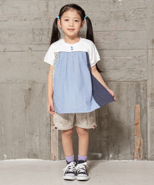 「RAGMART」 「KIDS」半袖チュニック 80cm オフホワイト キッズ_画像3