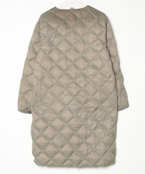 TAION（タイオン） ダウンコート M オリーブ レディース : ZOZOTOWN