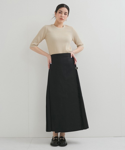 「LE CERCLE par rope'」 7分袖カットソー FREE ブラック系その他 レディース_画像4