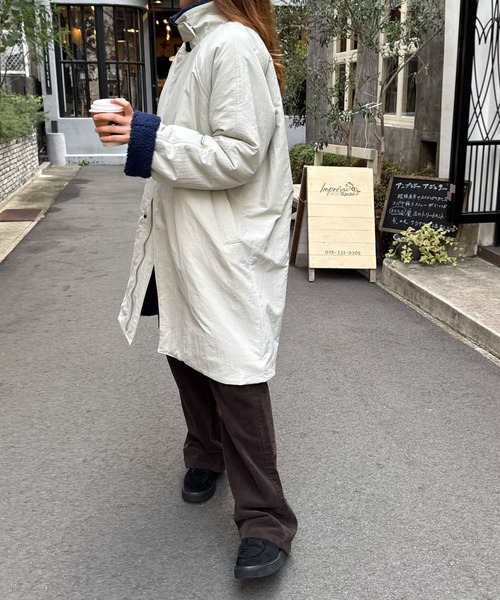 CANAL JEAN（キャナルジーン） ステンカラーコート ONE SIZE ブラック