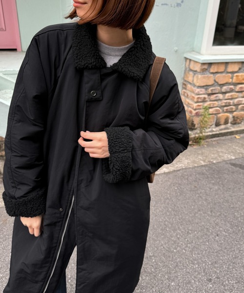 CANAL JEAN（キャナルジーン） ステンカラーコート ONE SIZE ブラック