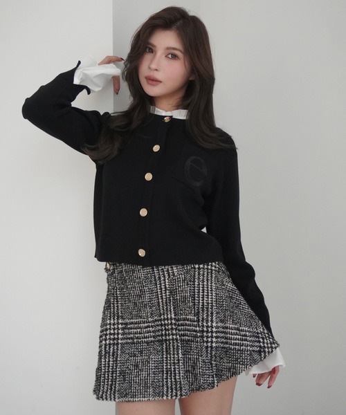 EIMY ISTOIRE（エイミーイストワール） スカート ツイードタックミニ