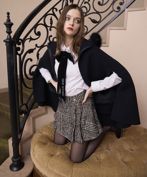 EIMY ISTOIRE（エイミーイストワール） スカート ツイードタックミニ