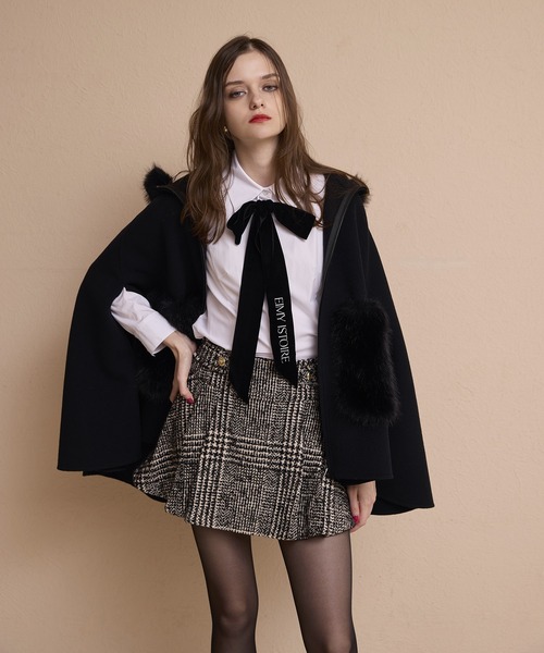 EIMY ISTOIRE（エイミーイストワール） スカート ツイードタックミニ