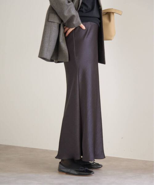 今季　イエナ　ダブルサテンスカート　ブラック　36 IENA（イエナ） スカート 「追加15」ダブルサテンスカート : ZOZOTOWN