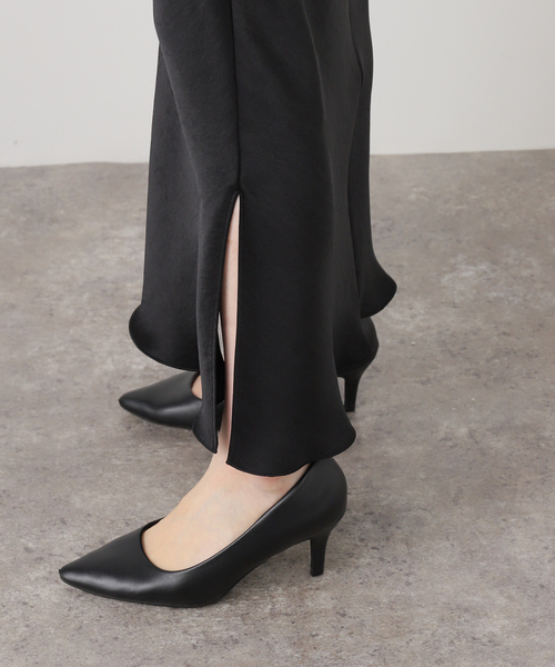 今季　イエナ　ダブルサテンスカート　ブラック　36 IENA（イエナ） スカート 「追加15」ダブルサテンスカート : ZOZOTOWN