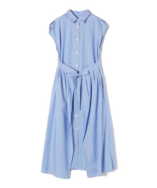 「SHIPS.me」 ノースリーブワンピース - ブルー レディース_画像3