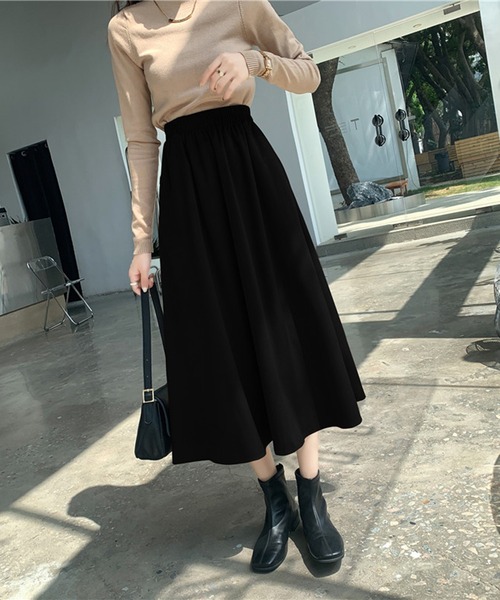 スカート コーデュロイミドル丈フレアスカート : ZOZOTOWN Yahoo!店