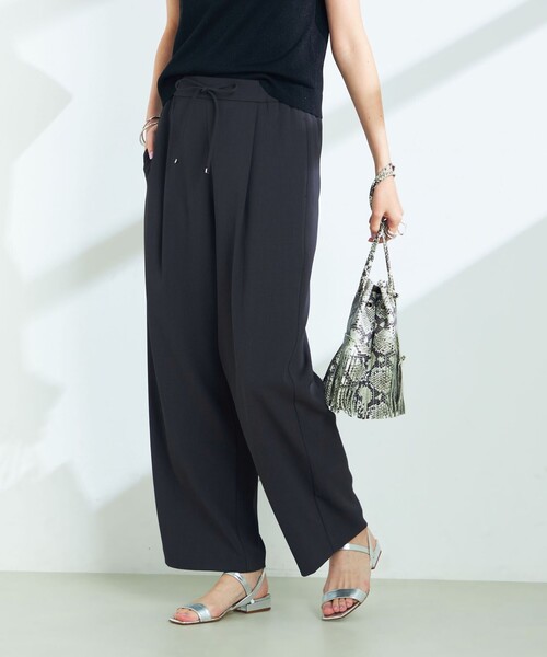 「NOLLEY'S Sophi」 イージーパンツ 38 ホワイト レディース_画像9