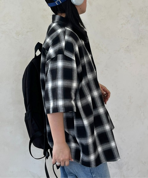 「U.S. POLO ASSN.」 半袖シャツ MEDIUM ブルー メンズ_画像4
